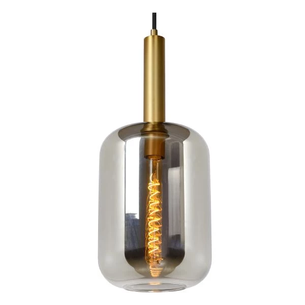 Lucide JOANET - Pendant light - Ø 22 cm - 1xE27 - Smoke Grey - detail 3